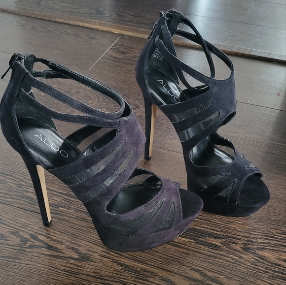 Aldo Black High Heel (Size 8) - Picture 1 of 4